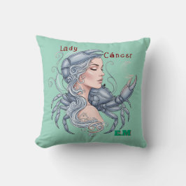 Cojín Lady Cáncer – Magia zodiacal para tu hogar