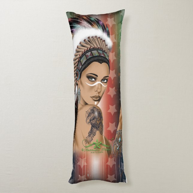 Cojín Lady Sioux (Atrás (Vertical))