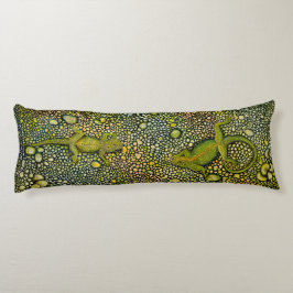 Cojín lagartos cara a cara