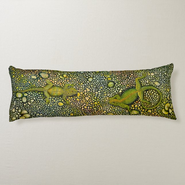 Cojín lagartos cara a cara (Reverso)