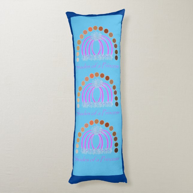 Cojín LavishlyOn Shades De Una Princesa Compuesta De Arc (Atrás (Vertical))