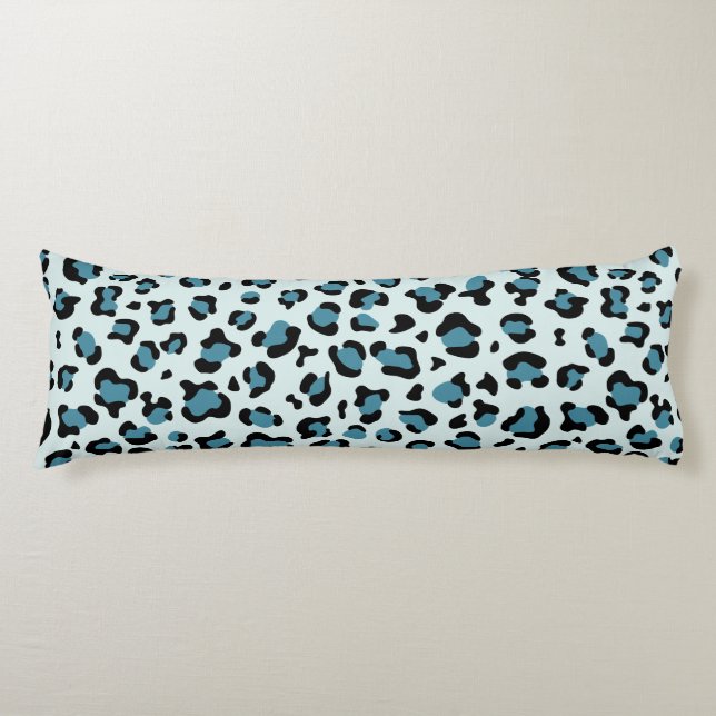 Cojín Leopard Print, Leopard Spots, Blue Leopard (Anverso)