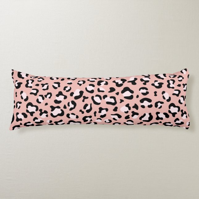 Cojín Leopard Print, Leopard Spots, Pink Leopard (Anverso)