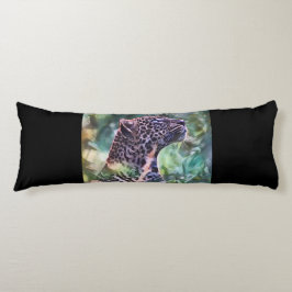 Cojín Leopardo En Una Selva Sunlit