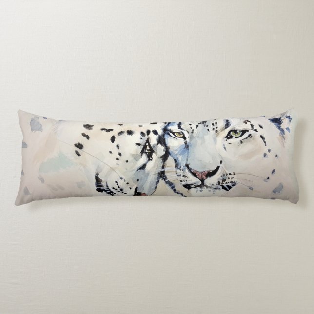 Cojín Leopardos de la nieve (Anverso)