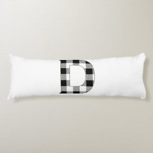 Cojín Letra Gingham Check D