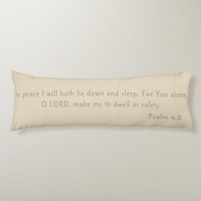 Cojín Levantar Y Dormir El Pilar Del Cuerpo (Anverso)