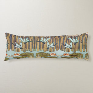 Cojín Libélulas Nenúfares Arte Nouveau Pantanoso