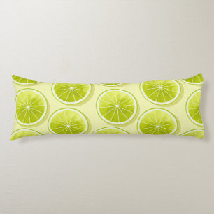 Cojín Lime Slices en amarillo claro
