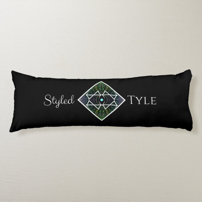 Cojín Logotipo de Tyle con estilo (Anverso)