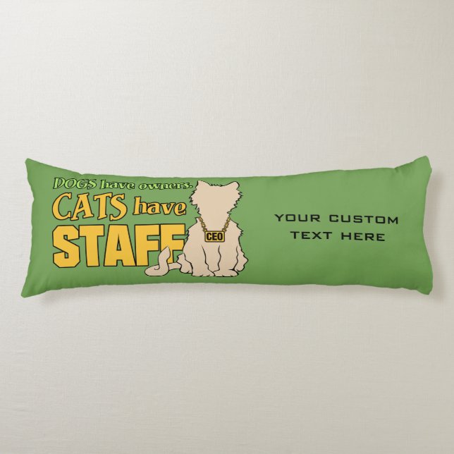 Cojín Los GATOS TIENEN amortiguador de encargo del (Anverso)