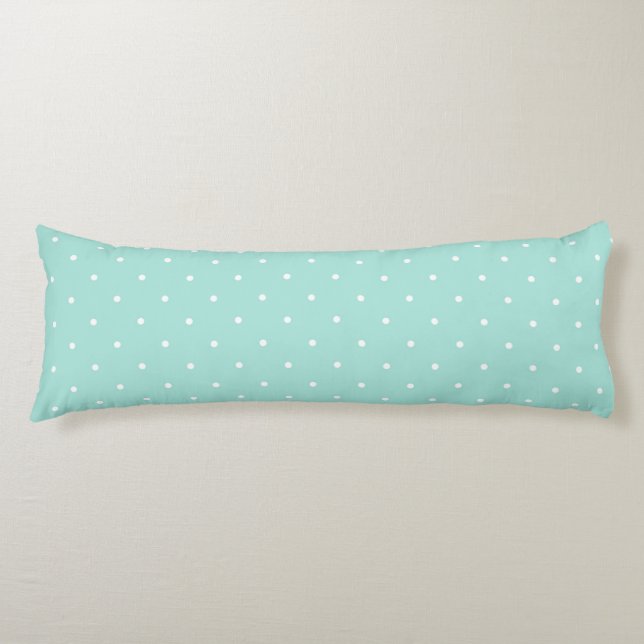 Cojín Los puntos de polka personalizados (Anverso)