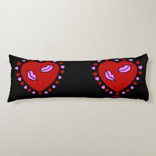Cojín Lovely Heart Kisses Cuerpo Pillow