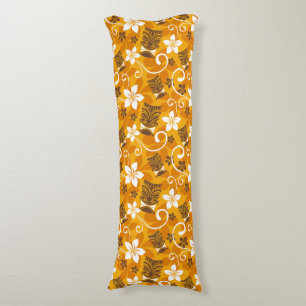 COJÍN LUAU TIKI PATTERN (NARANJA)
