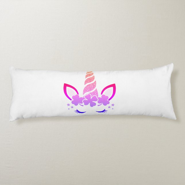 Cojín Lucky Charm Unicorn Body Pillow (Reverso)