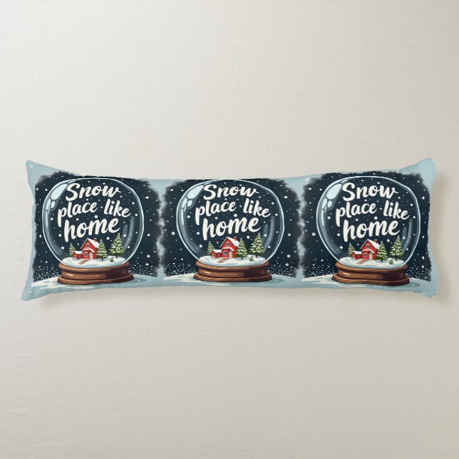 Cojín Lugar de nieve como oferta de vacaciones en casa (Anverso)