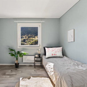 Cojín Lumbar С hristmas rojo Ball star nombre de decoración de 