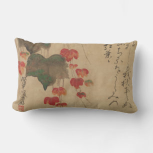 Cojín Lumbar 蔦 秋, 乾 山 otoño Ivy, Kenzan, Japón Art