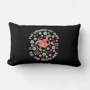 Cojín Lumbar 100 Días Escolares Flamingo Face Mask