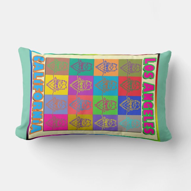 Cojín Lumbar 16 Surfers Los Angeles Pillow (Anverso)