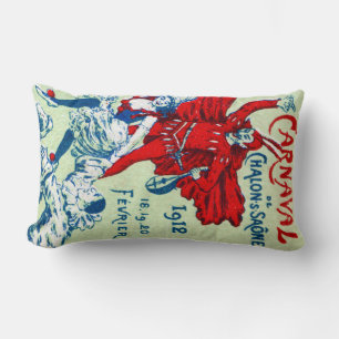 Cojín Lumbar 1912 franceses Carnaval