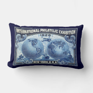 Cojín Lumbar 1926 expo filatélica internacional Nueva York