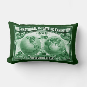 Cojín Lumbar 1926 International Philatelic Expo Nueva York
