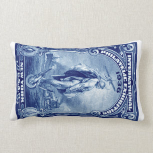 Cojín Lumbar 1936 expo filatélica internacional Nueva York