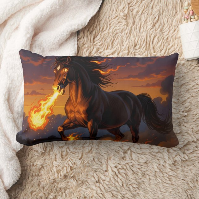 Cojín Lumbar „2026 – Das Jahr des Feuerpferds“ (Manta)