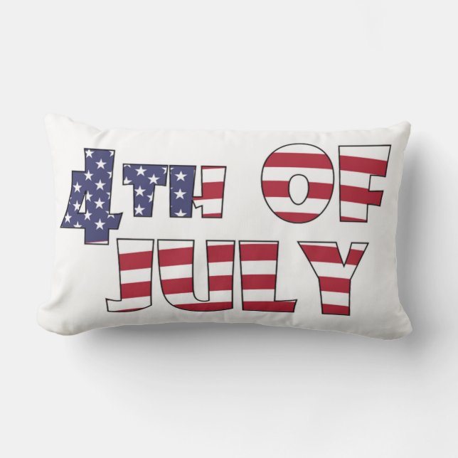COJÍN LUMBAR 4 DE JULIO (Anverso)