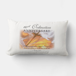 Cojín Lumbar 60° Aniversario de la Ordenación, Vela Cruzada