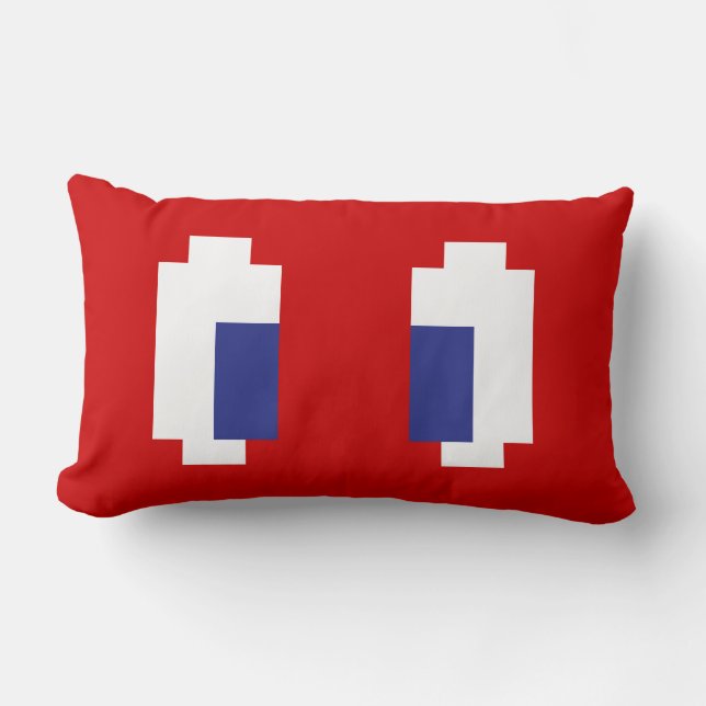 Cojín Lumbar 8 bits Pixel Manga Eyes (Anverso)