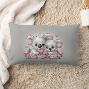 Cojín Lumbar A la Personalizado educada Koala le encanta el día