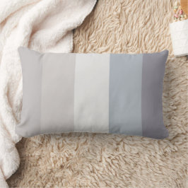 Cojín Lumbar a Rayas Tonos Tierra Matices Azules