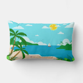 Cojín Lumbar A Través Del Diseño De Pillow En El Paisaje Natura