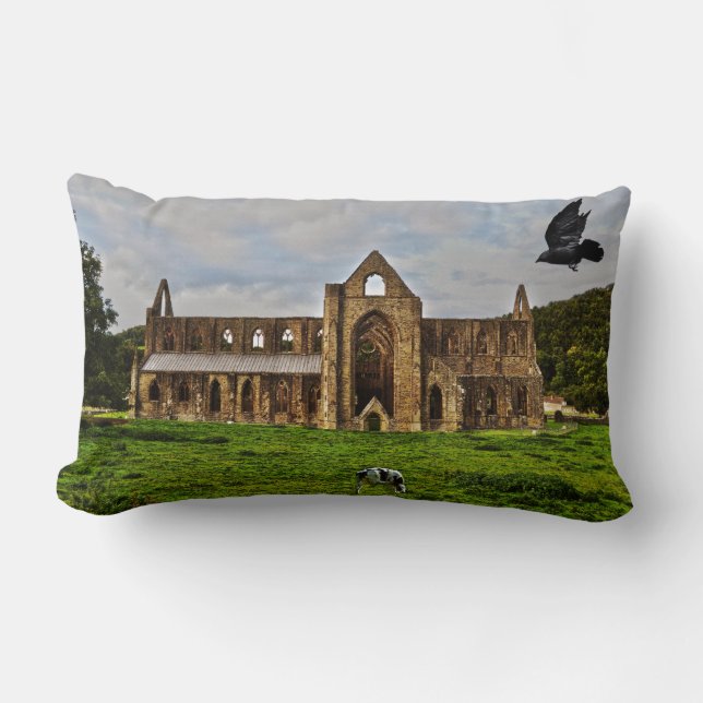 Cojín Lumbar Abadía de Tintern, Monasterio Cisterciense, Gales (Anverso)