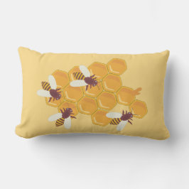 Cojín Lumbar Abejas y miel
