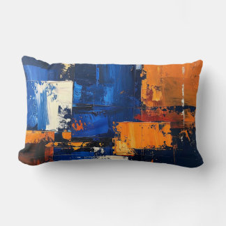 Cojín Lumbar Abstract Expressionist Pillow Cover Design