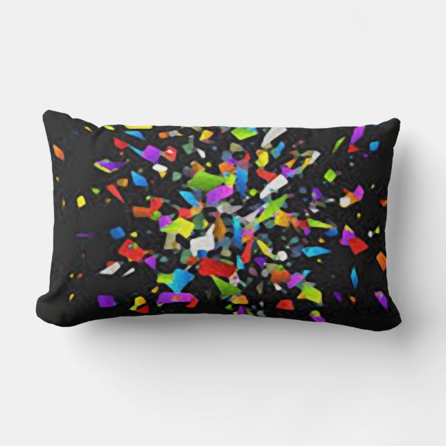Cojín Lumbar Abstract triangle throw pillow (Anverso)