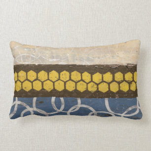 Cojín Lumbar Abstracto de peine de miel I