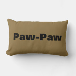 Cojín Lumbar Abuelo - Personalizado Paw-Paw