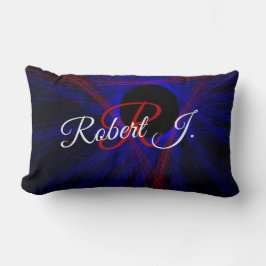 Cojín Lumbar Accented Triangle Geometric Throw Pillow