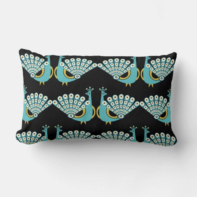 Cojín Lumbar Accesorios para el hogar de arte de paz (Anverso)