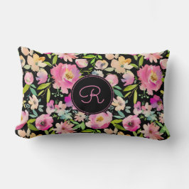 Cojín Lumbar Acuarela Boho Pastel