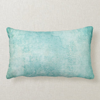 Cojín Lumbar Acuarela del verde azul