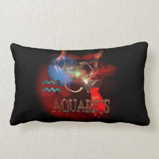 Cojín Lumbar Acuario llevado zodiaco espeluznante de Valxart
