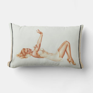 Cojín Lumbar Admiración Pinza Chica de arte de Alberto Vargas