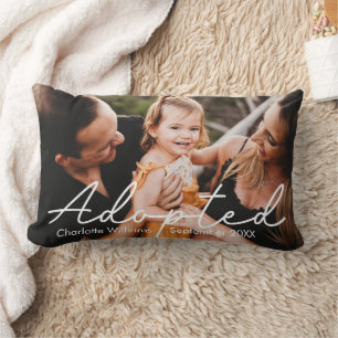 Cojín Lumbar Adopción de Foto Personalizada Moderna