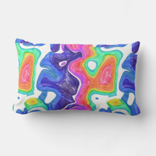 Cojín Lumbar agitación colorida