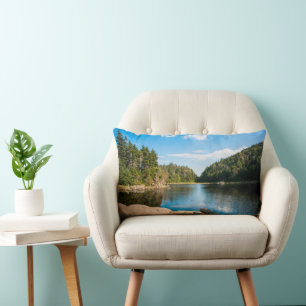 Cojín Lumbar Agua Lago Spruce Quebec, Canadá